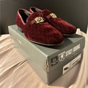 Stacy Adam's Men's Valet Loafers Red/Gold Size 7